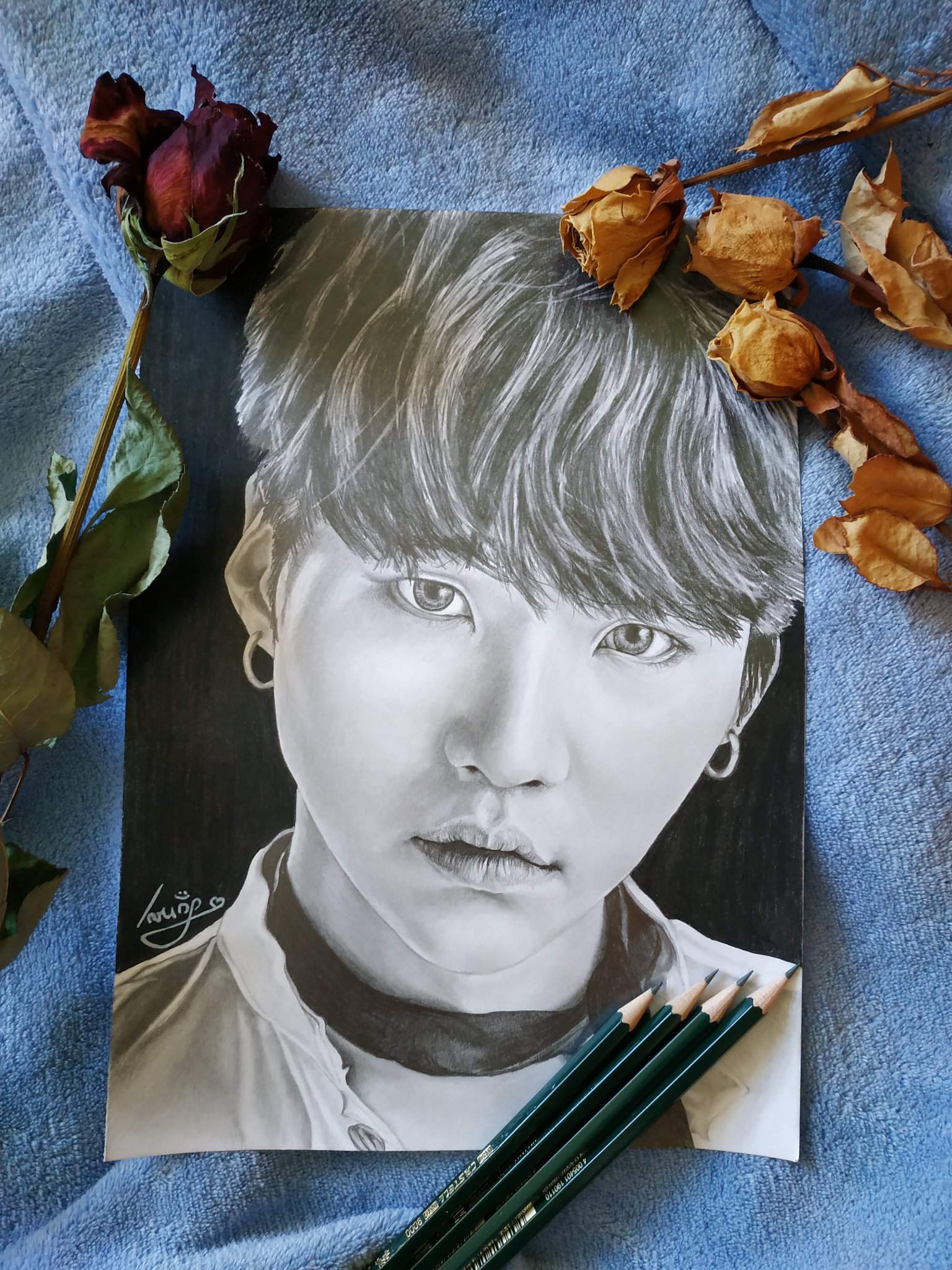 Yoongi - pencil drawing | ARMY's Amino