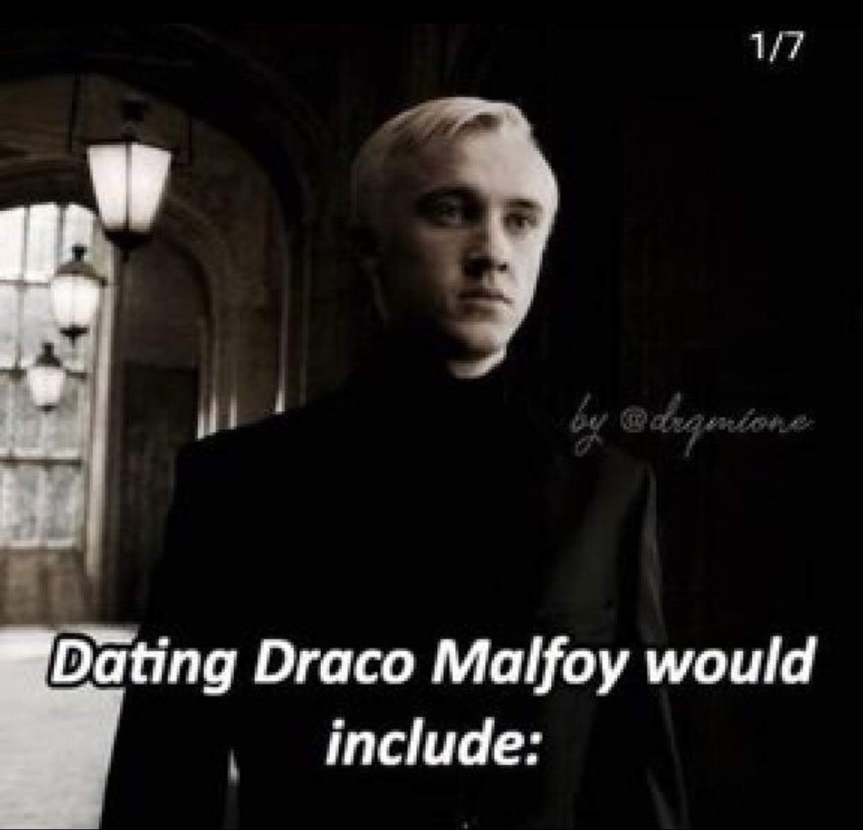 draco malfoy without a shirt