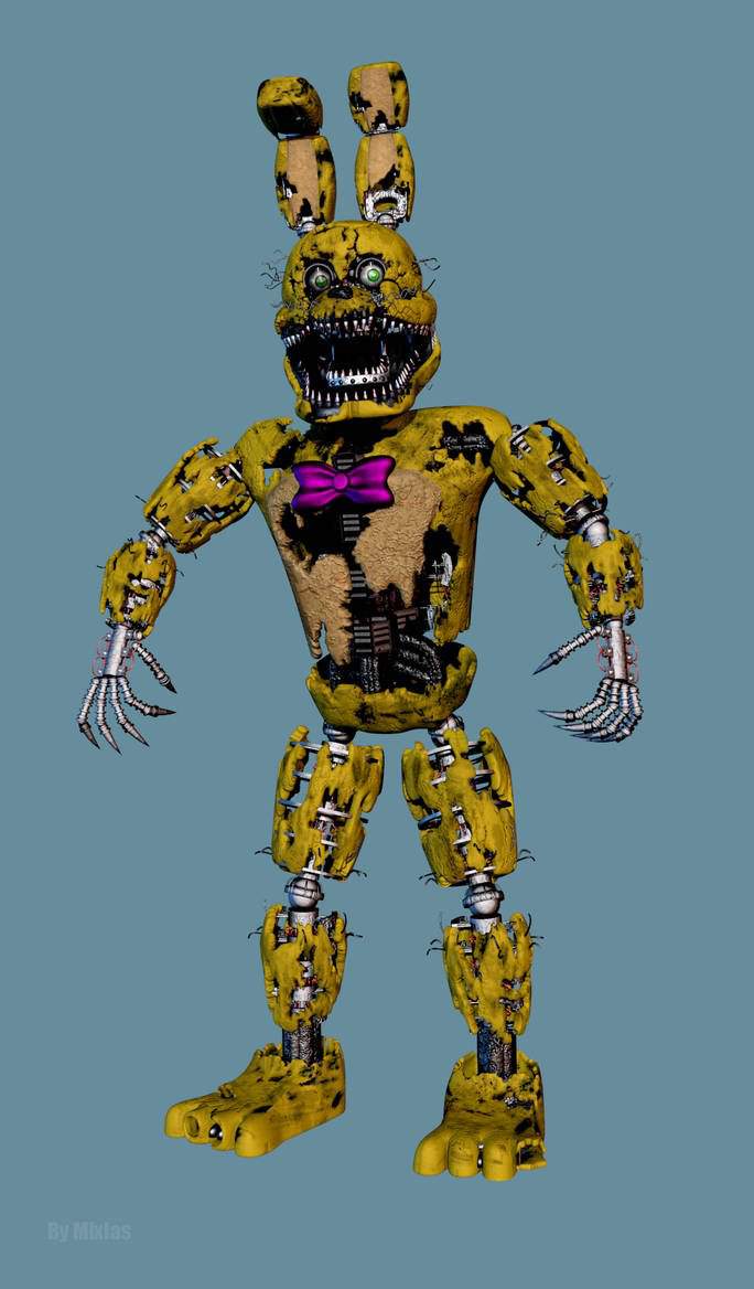 Listo Im Genes De Nightmare Spring Bonnie Fnaf Amino Espa Ol Amino