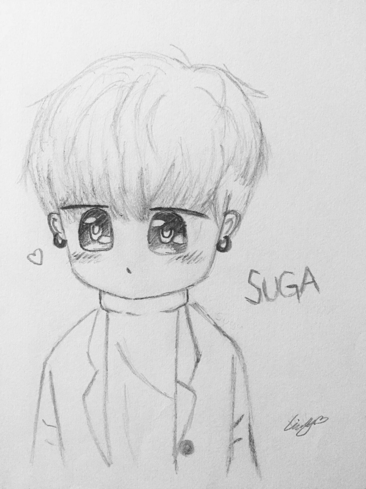 Okay So I Tried To Draw Suga And Jungkook And I Think They Look Great But They Still Look Kinda Cringe To Me Do You Think They Look Like Suga And Jungkook