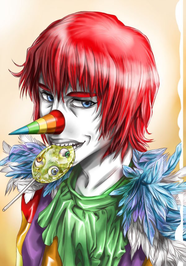 Anime clown guy