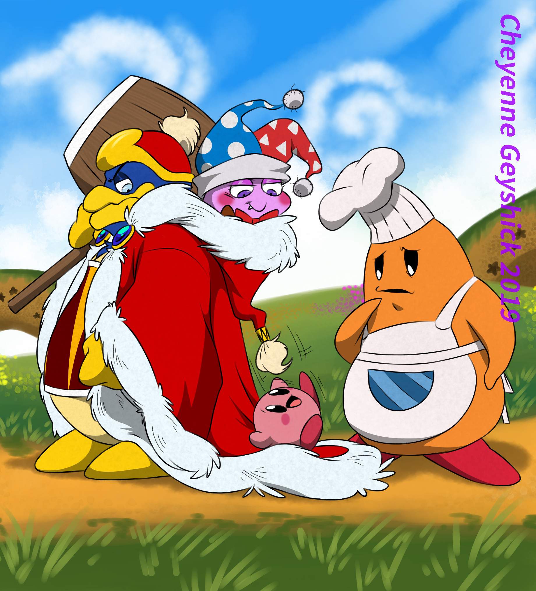 Kirby King dedede Marx and Chefkawasaki Kirby Amino.