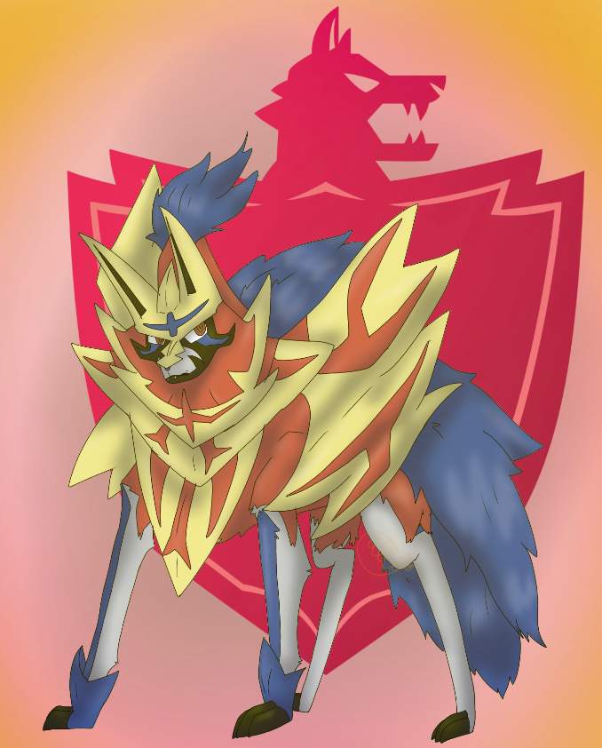 My Zamazenta fanart Pokémon Amino