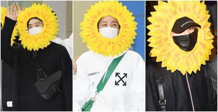 BTS RETURNS TO KOREA AS TRIUMPHANT...SUNFLOWERS! | BTS Amino