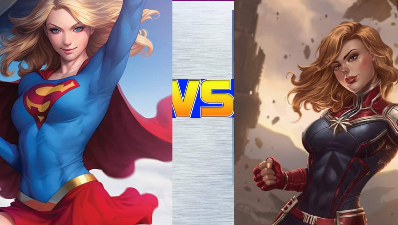 Versus Match508 Supergirl Vs Captain Marvel Dcsuperman Vs Marvel Battle Arena Amino 2796