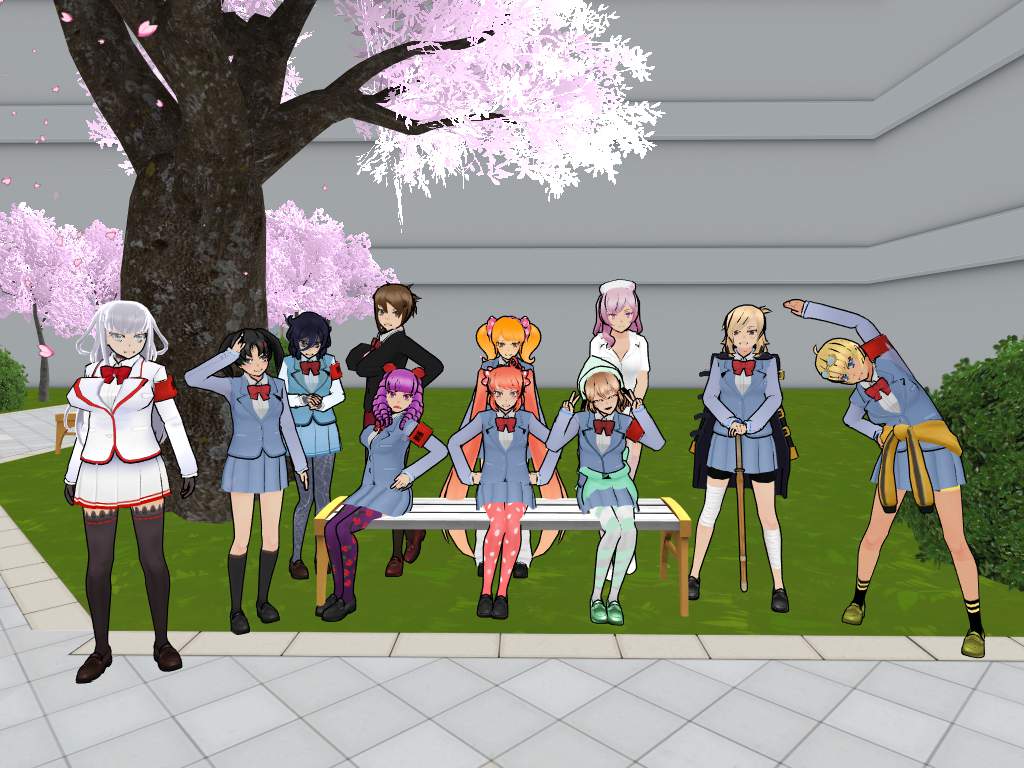 Las Rivales Pose Mode Yandere Simulator Amino Amino