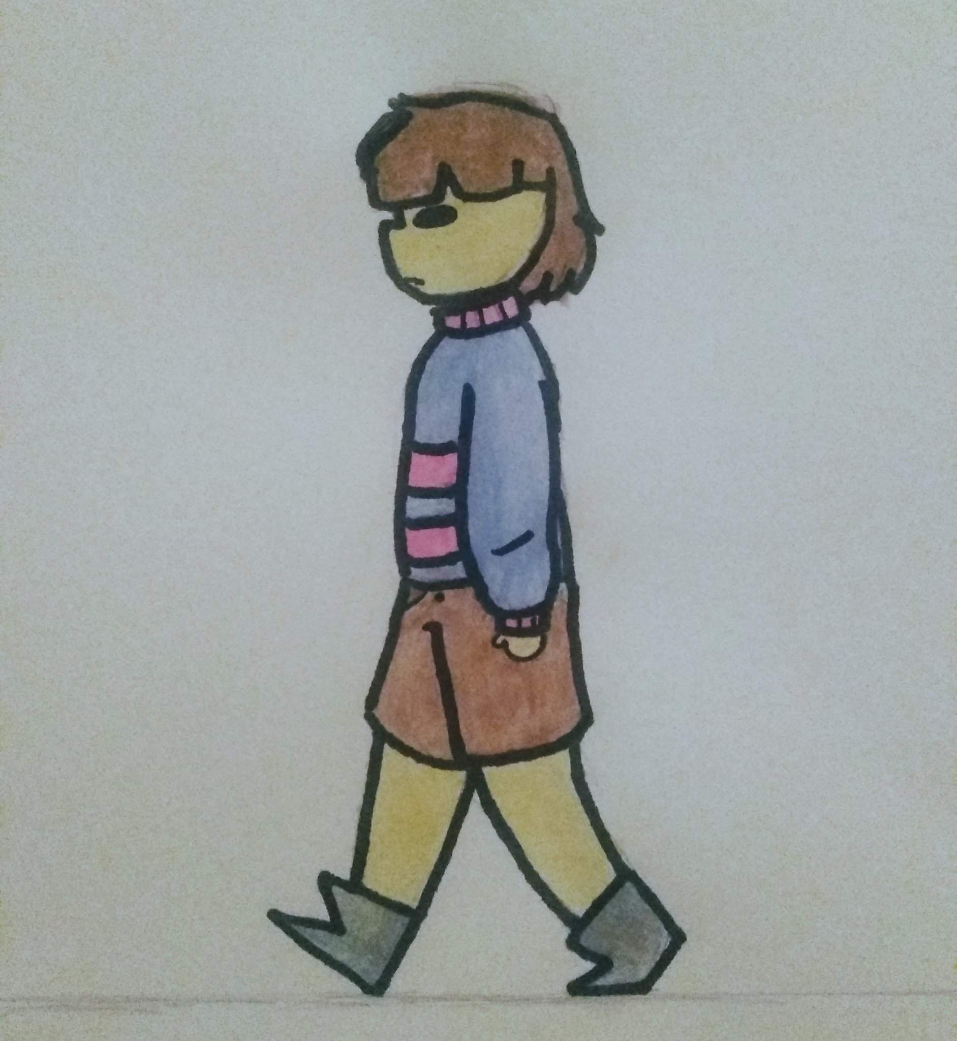 Random Walking Frisk | Undertale Amino