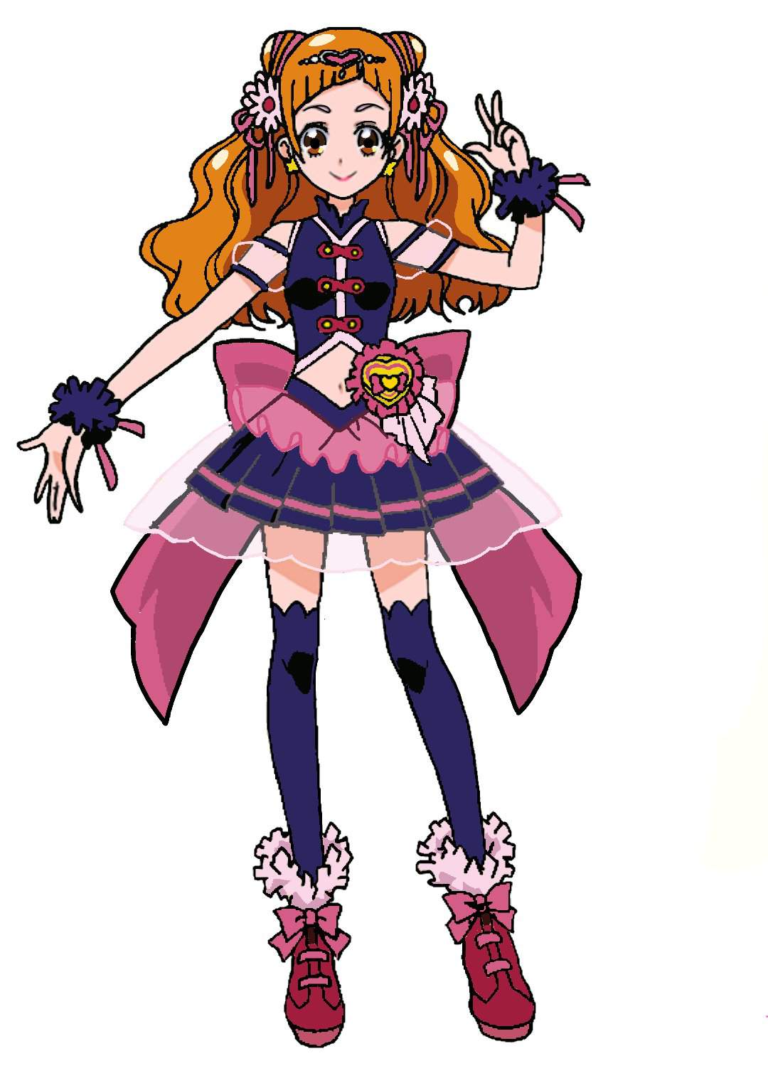 Color swap with Cure Yell and Cure Black for Mochi Precure Amino.