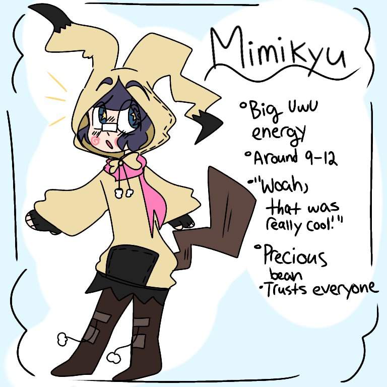 Mimikyu Oc As A Pokehuman♡ Pokémon Amino