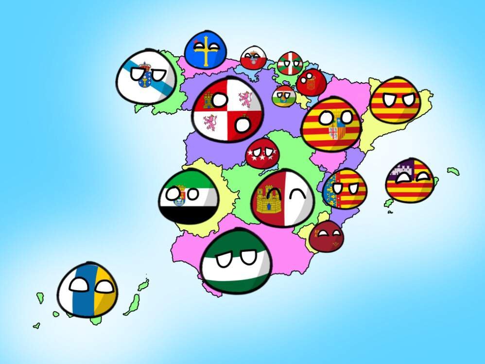Mapa Espana Polandball Amino Espanol Amino