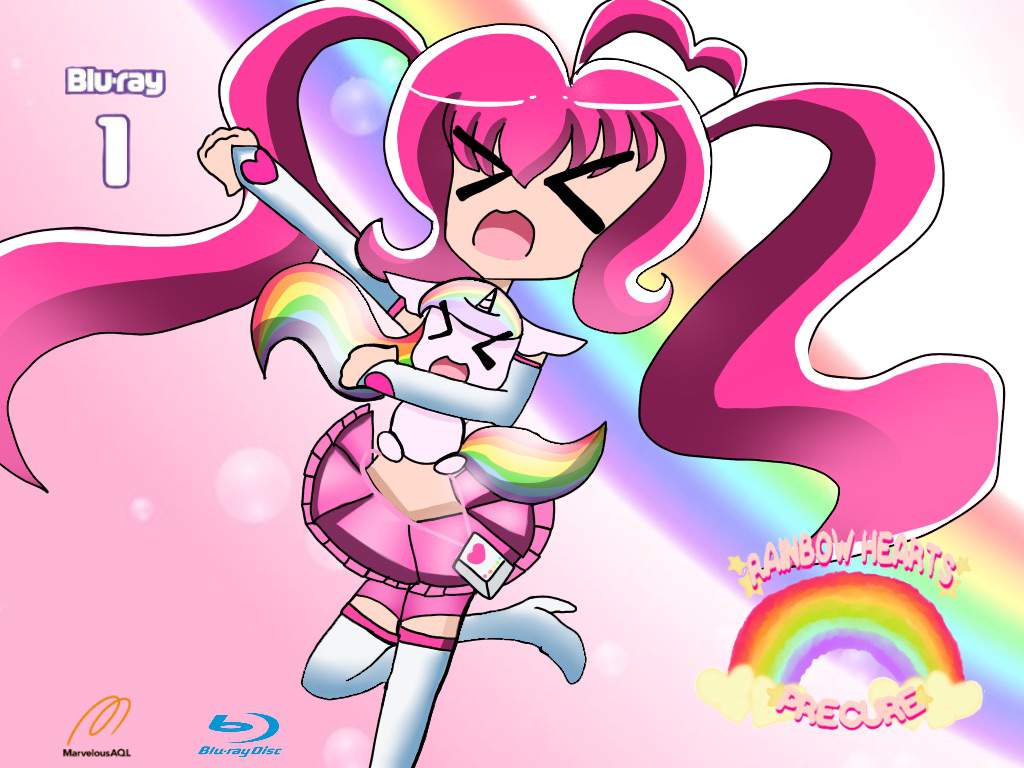 Rainbow Hearts Precure St Blu Ray Cover Precure Amino