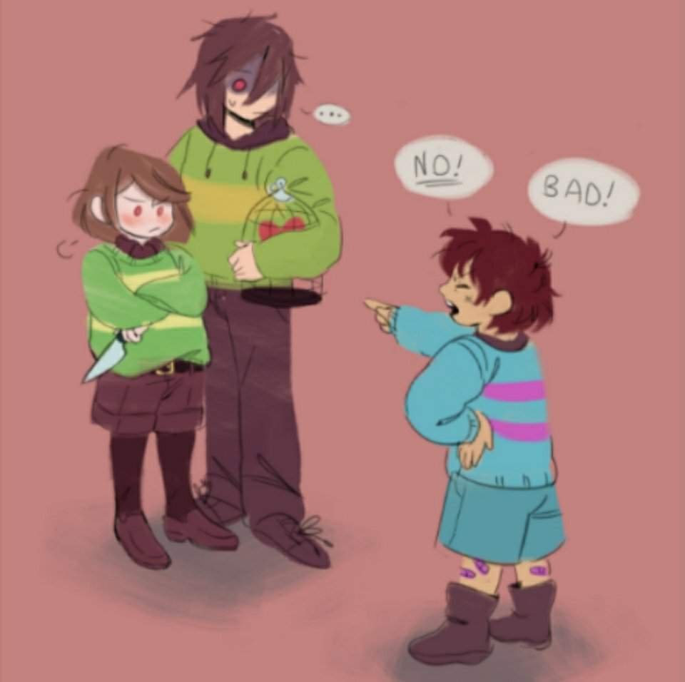 Kris frisk and chara | Deltarune. Amino