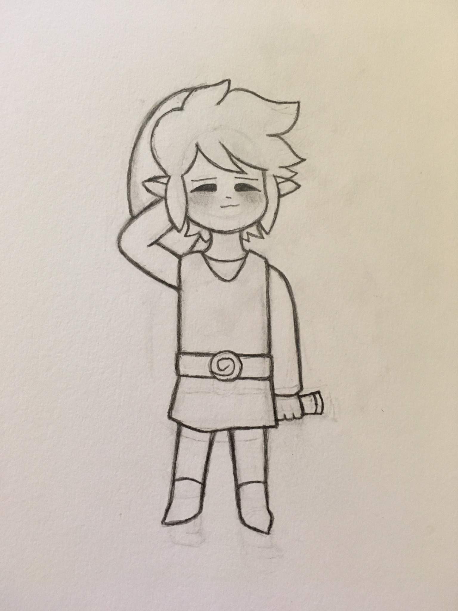 Toon Link Drawing Zelda Amino