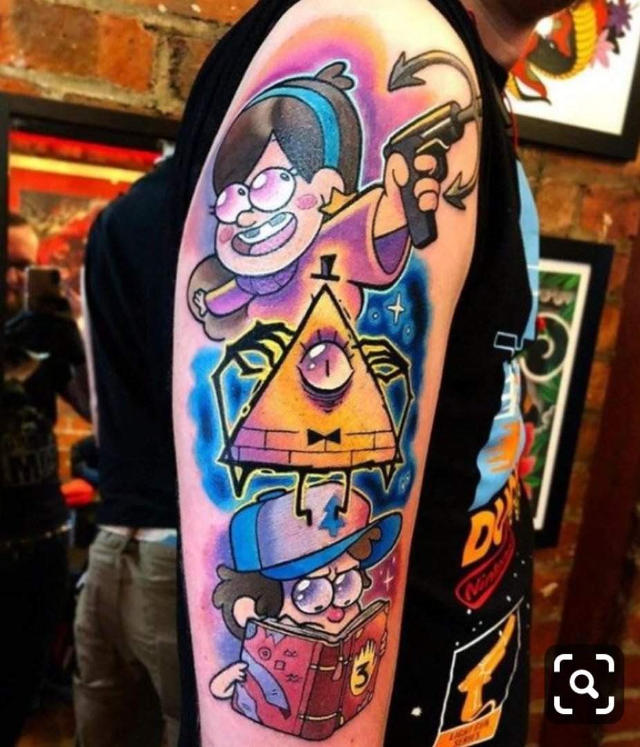 Татуировки- как отдельный вид искусства, подборка лучших с Gravity Falls* Г...
