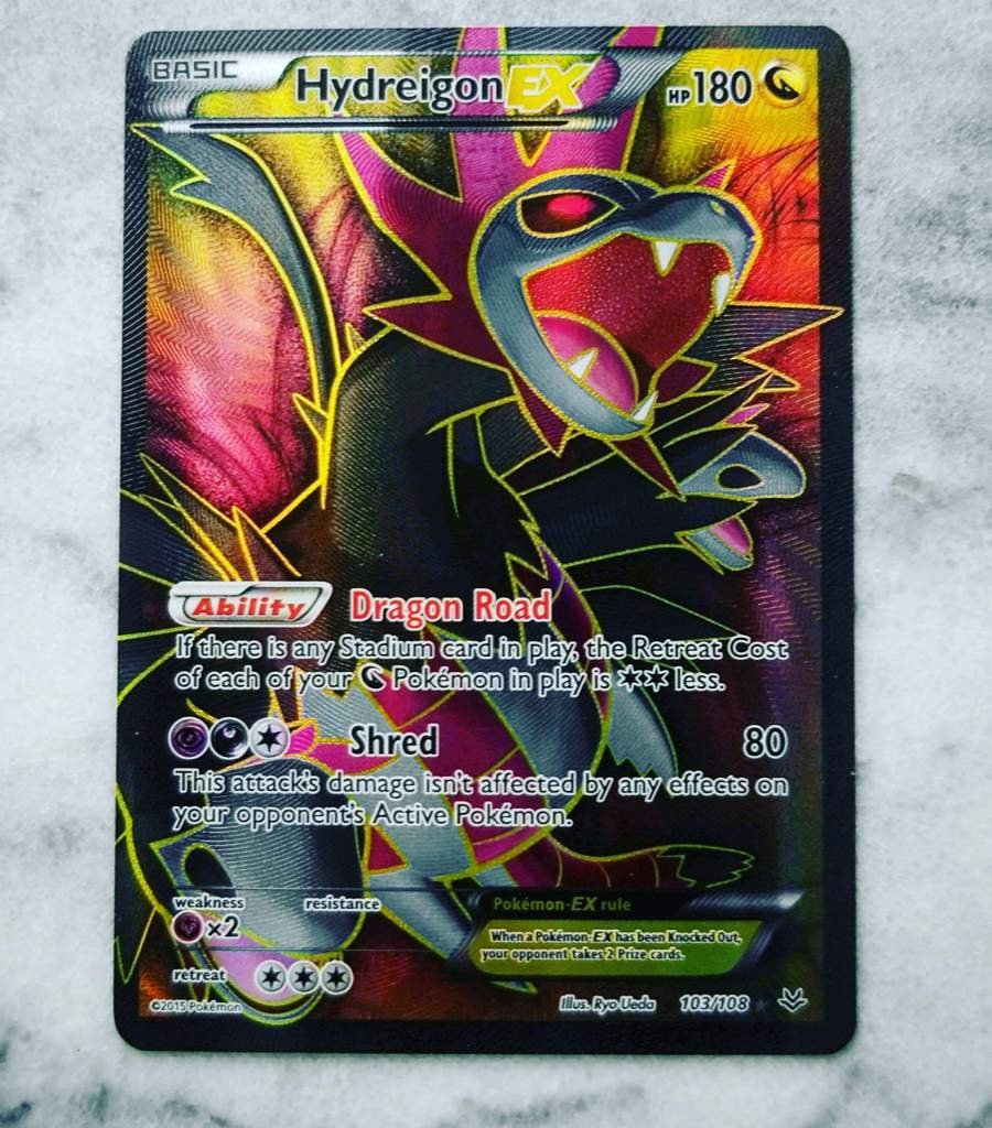  Hydreigon EX Full Art Pok mon Trading Card Game Amino