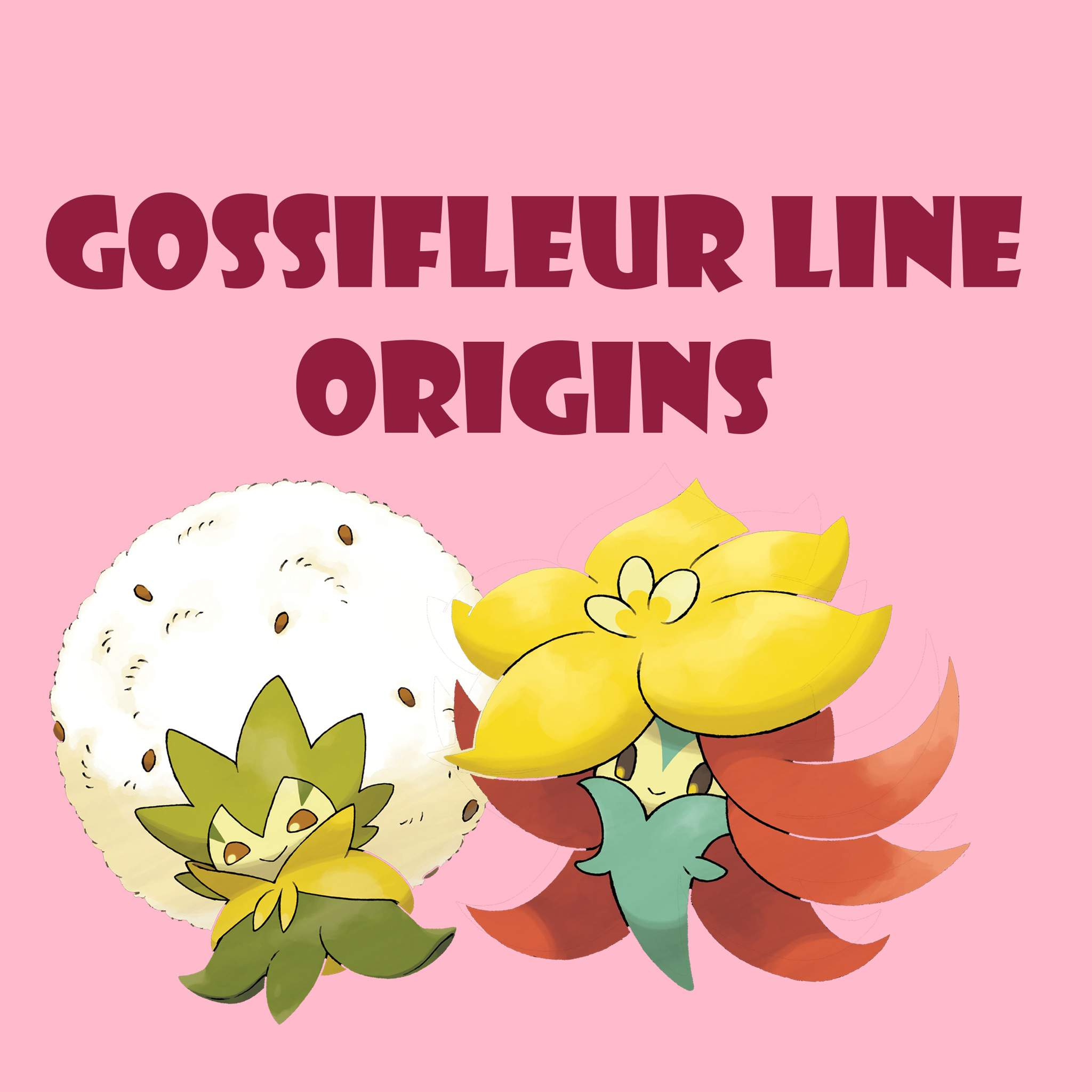 Gossifleur Line Origin Speculation Pokémon Amino