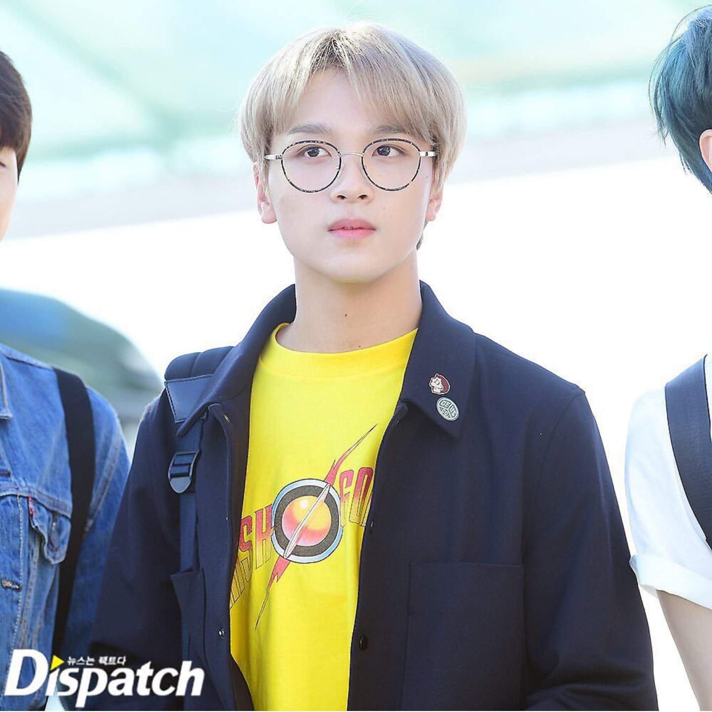 Donghyuck With Glasses And Faded Blonde Hair Breathe If You Agree