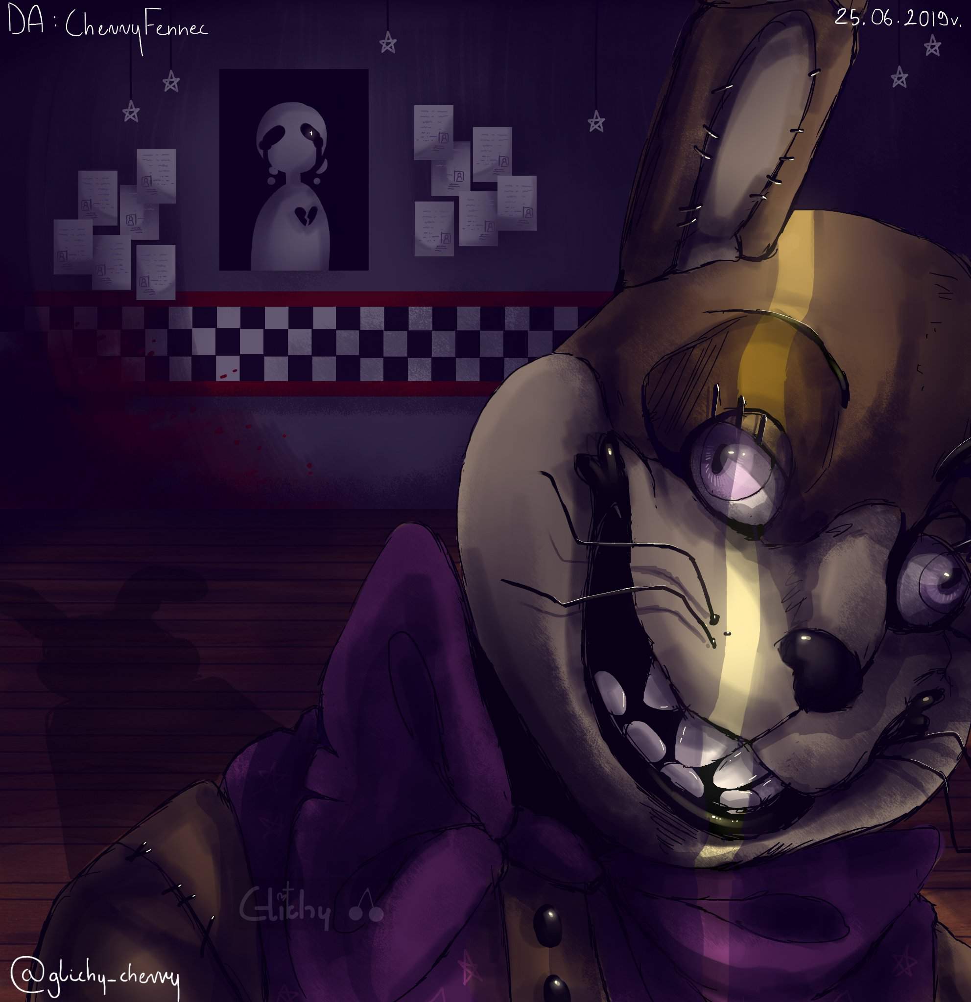 Glitch Trap Fanart Five Nights At Freddy S Amino