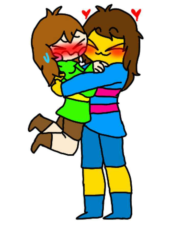 Chara X Frisk ♥♥ Undertale Amino 