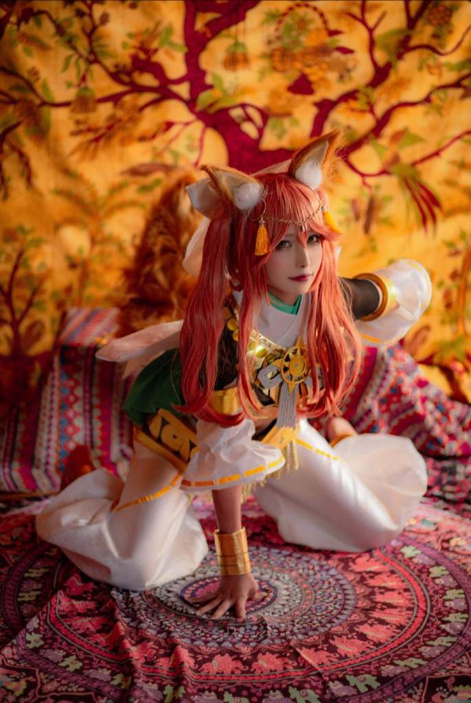 Tamamo No Mae Divine Spirit Amaterasu Fate Extra Ccc Cosplay By