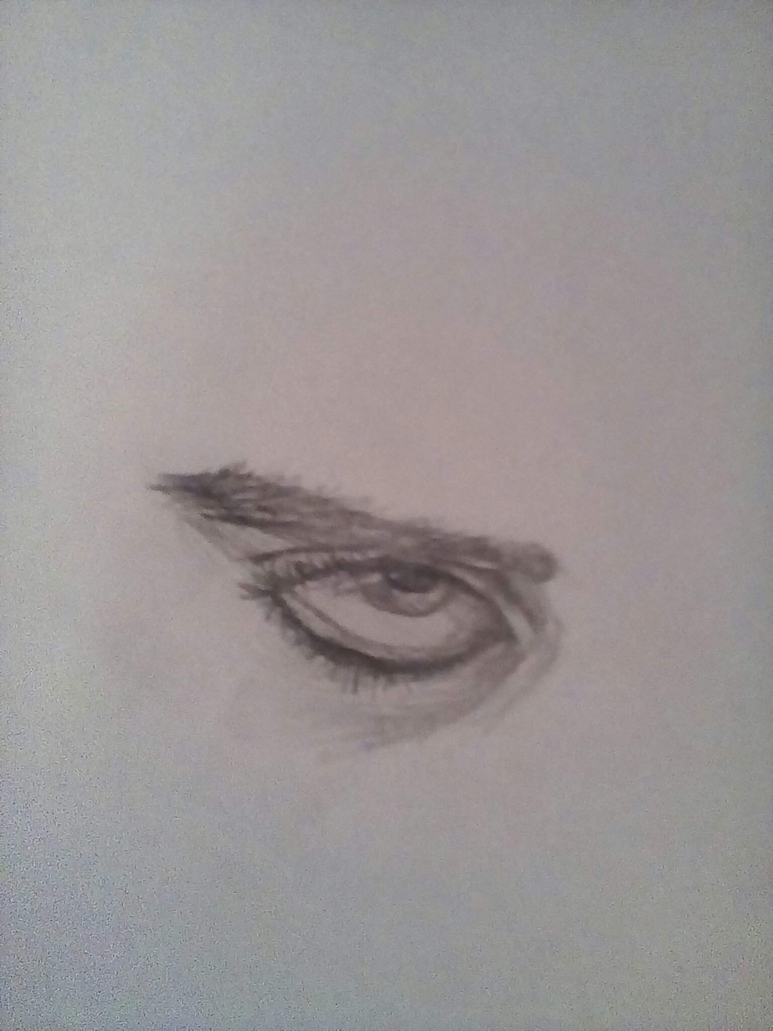 angry eye drawing