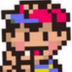 ness sprite peace sign