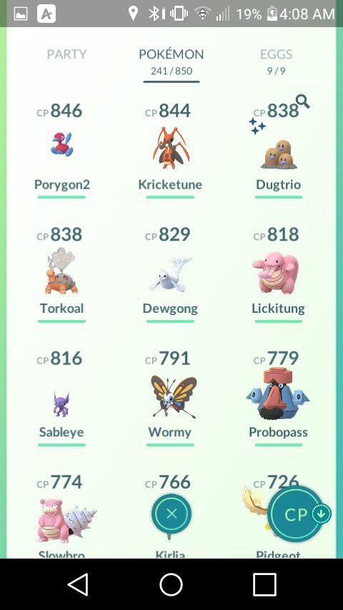 My Current Roster Highest Cp To Lowest Part 2 Pokemon Go Amino