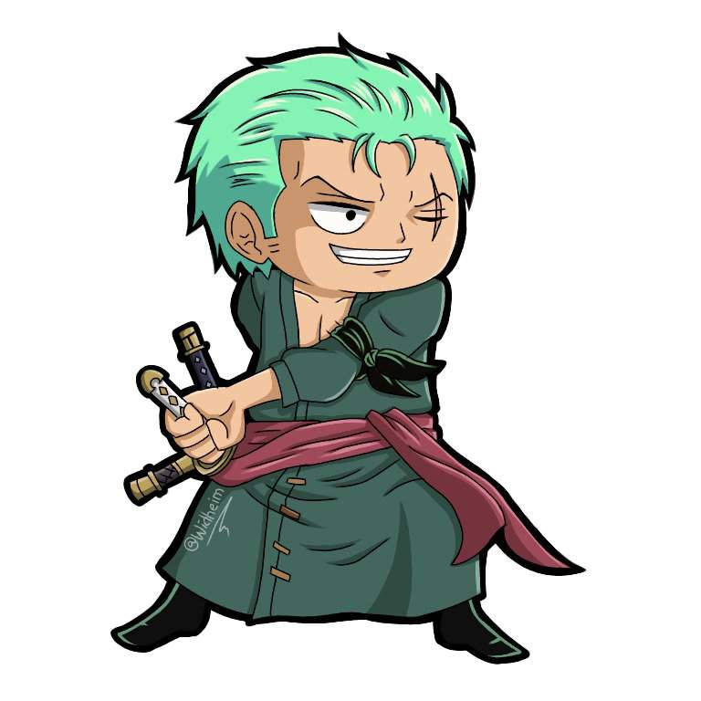 Chibi Zoro Fanart One Piece Amino.