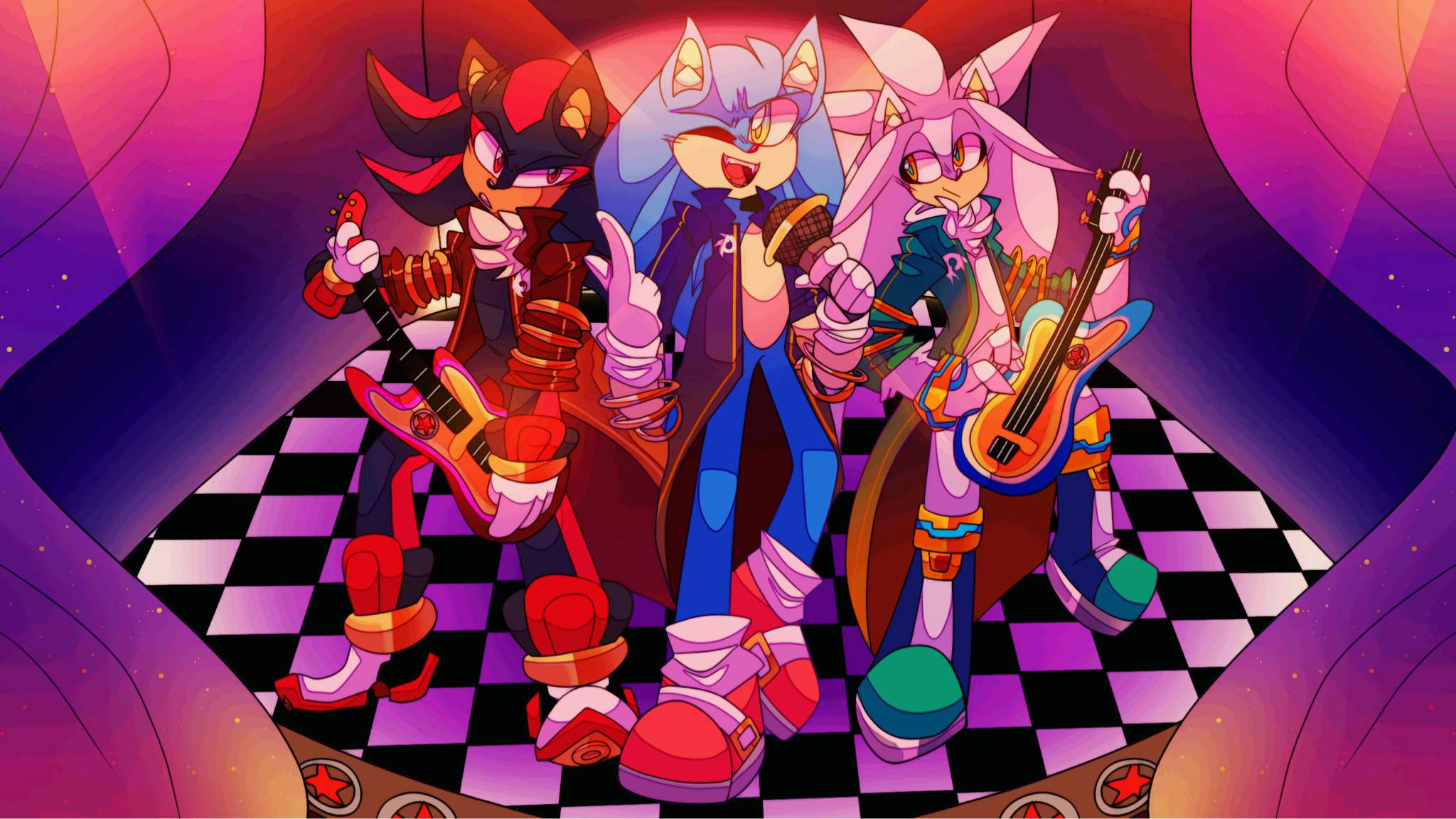 Rock and Roll band  Sonic the Hedgehog! Amino