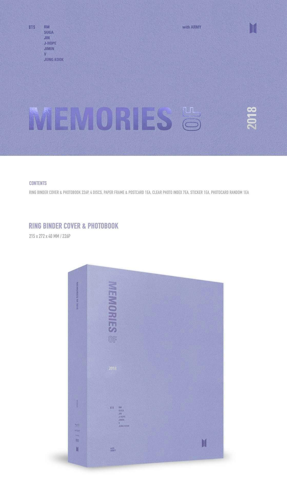 BTS MEMORIES OF 2018 DVD | •BTS|SUGA• Amino