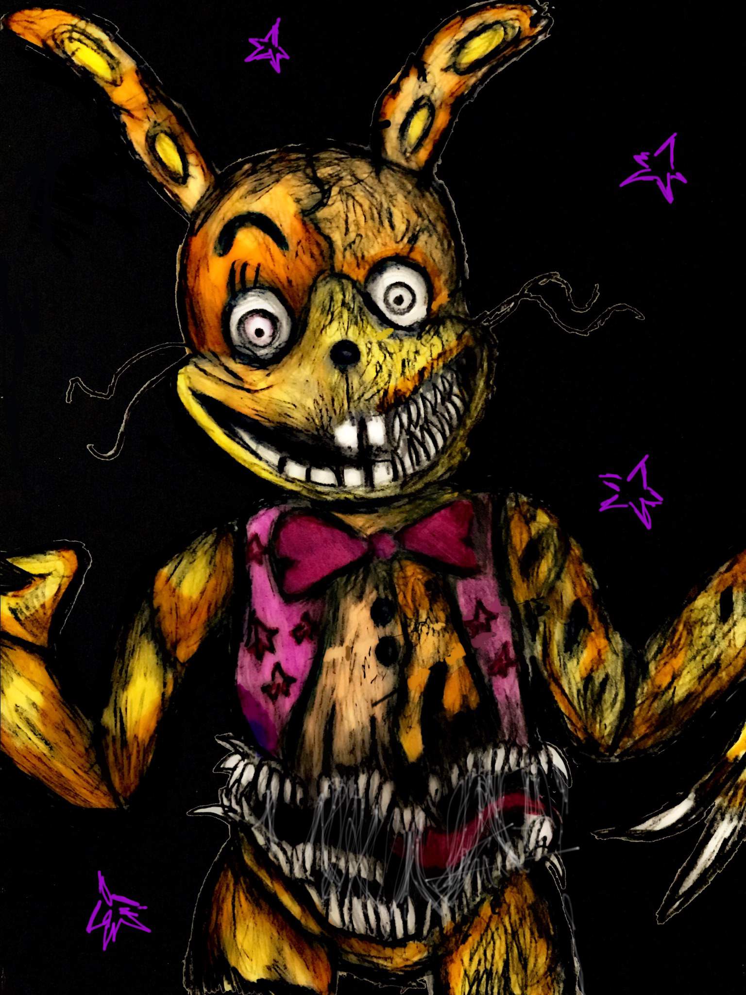 Twisted GlitchTrap (Traditional Art) Five Nights At Freddy's Amino