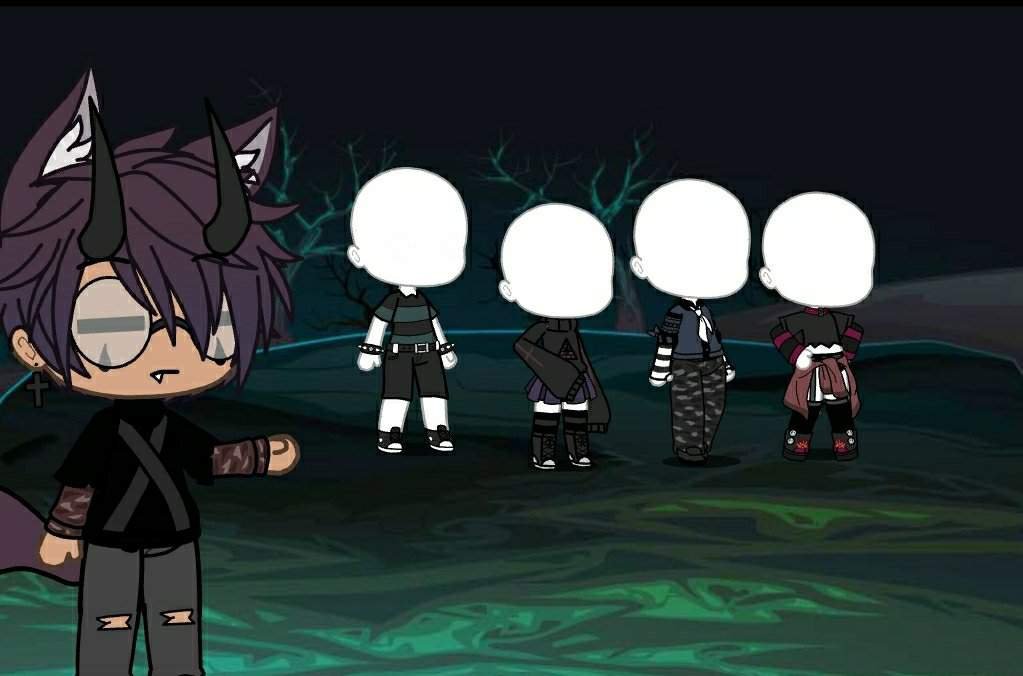 Emo Gacha Club Outfits For Boys Draw 1st