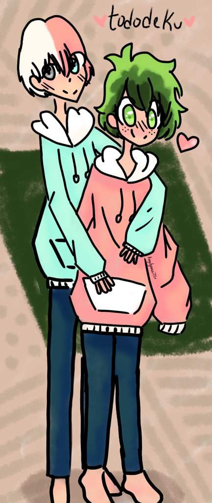 Hope you like it... 😄 Tododeku Fan art! | TodoDeku ️ Amino