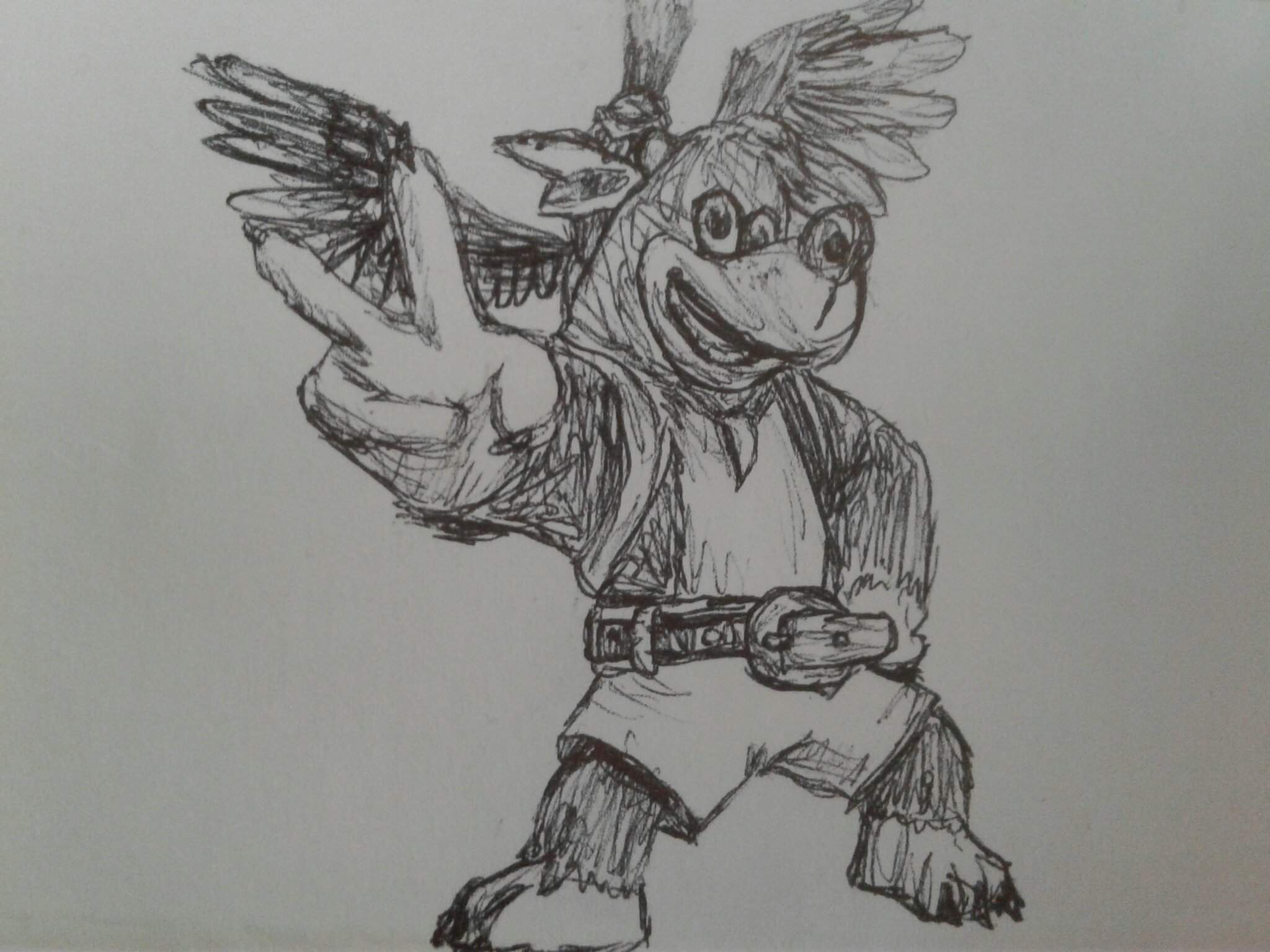 banjo kazooie drawing