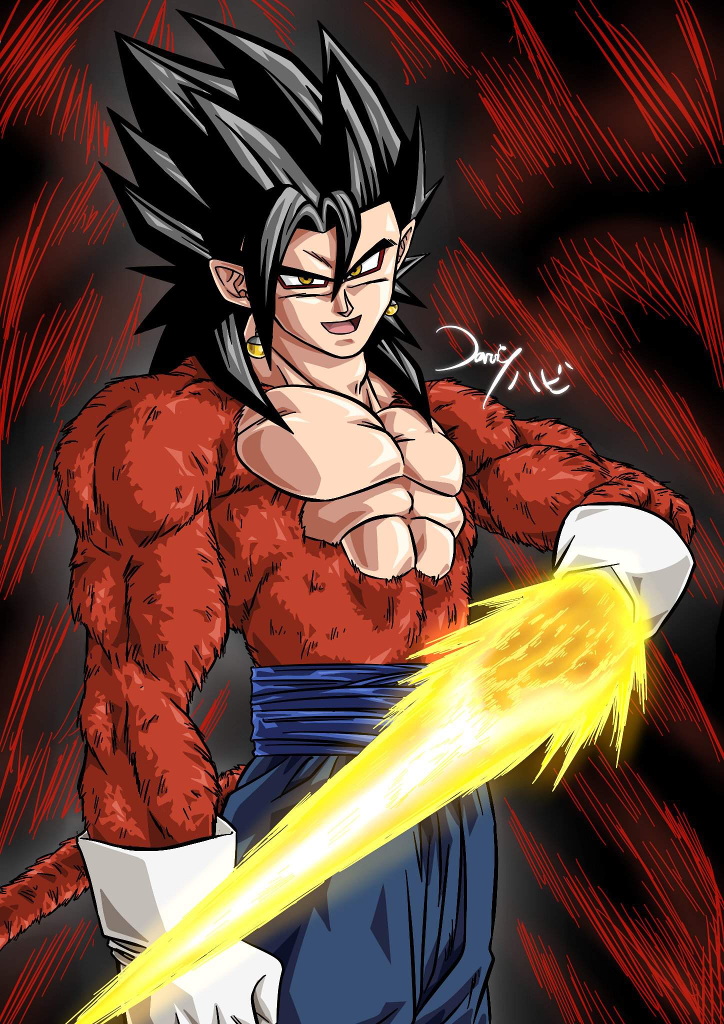 Vegito Ssj4 Dibujos De Dragon Ball Amino 2203