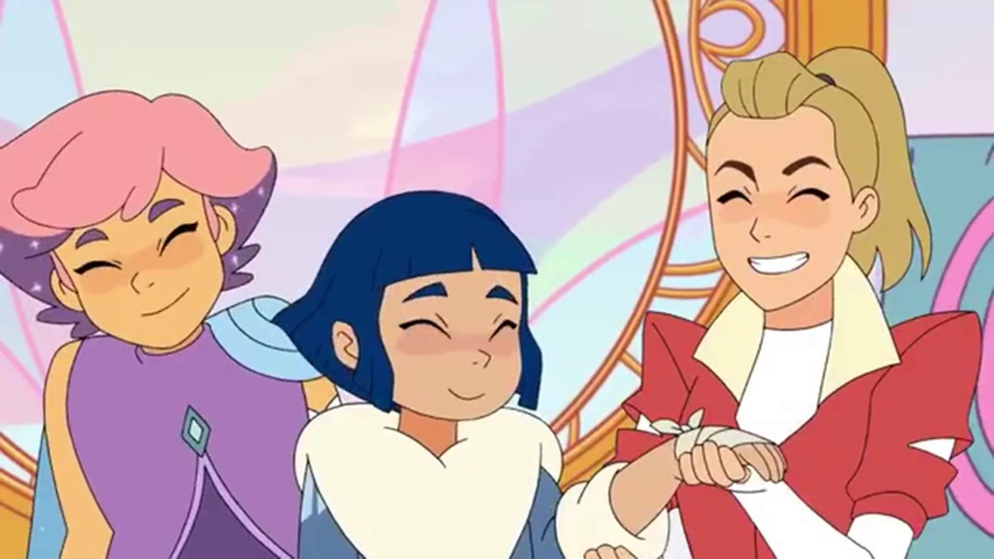 God Can Adora And Glimmer Just Adopt Frosta Already She Ra Amino