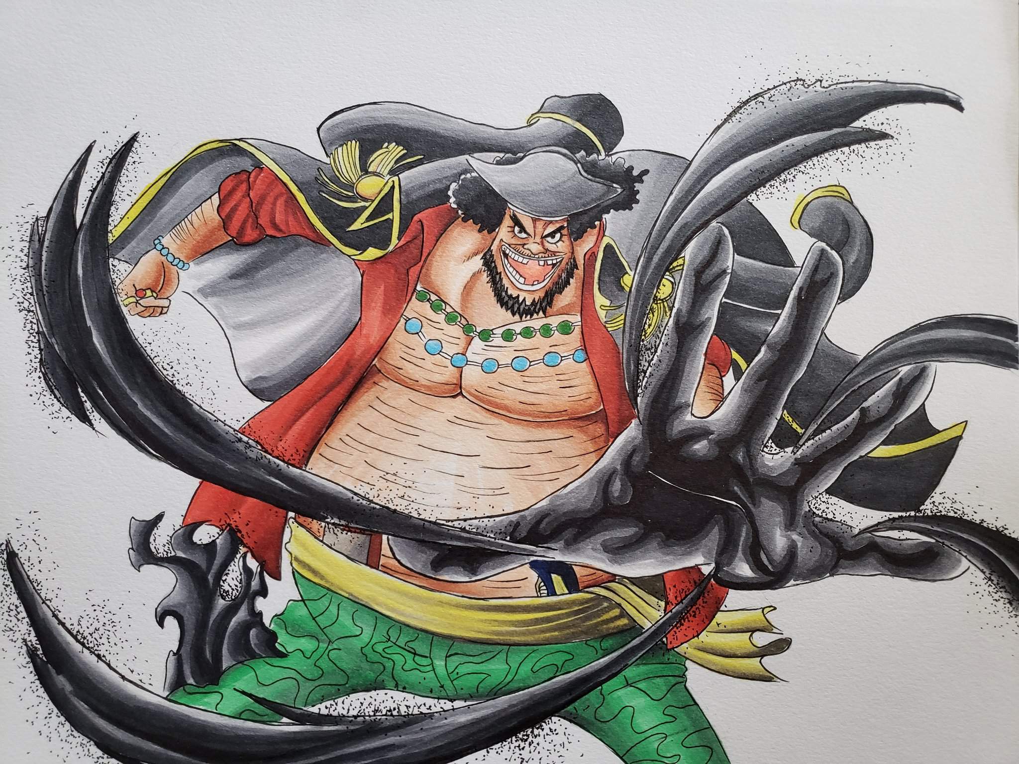 Warlords drawing 9 Blackbeard One Piece Amino