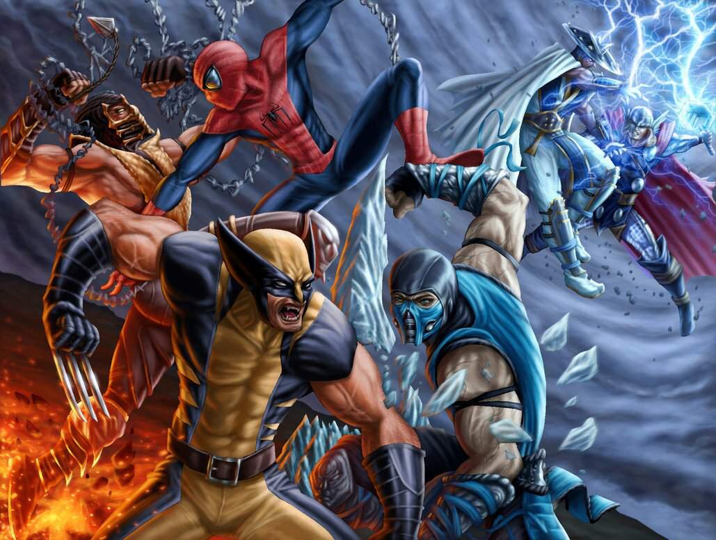 Significativo adoptar Contento Marvel vs Mortal Kombat ¿Se lo imaginan? | •Cómics• Amino