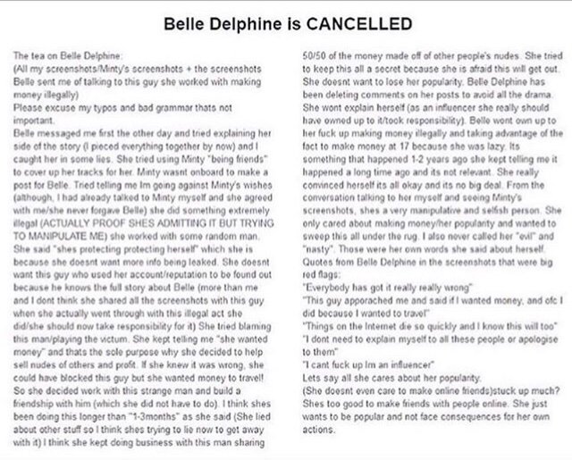 This is incredibly important I had no clue Belle Delphine was so