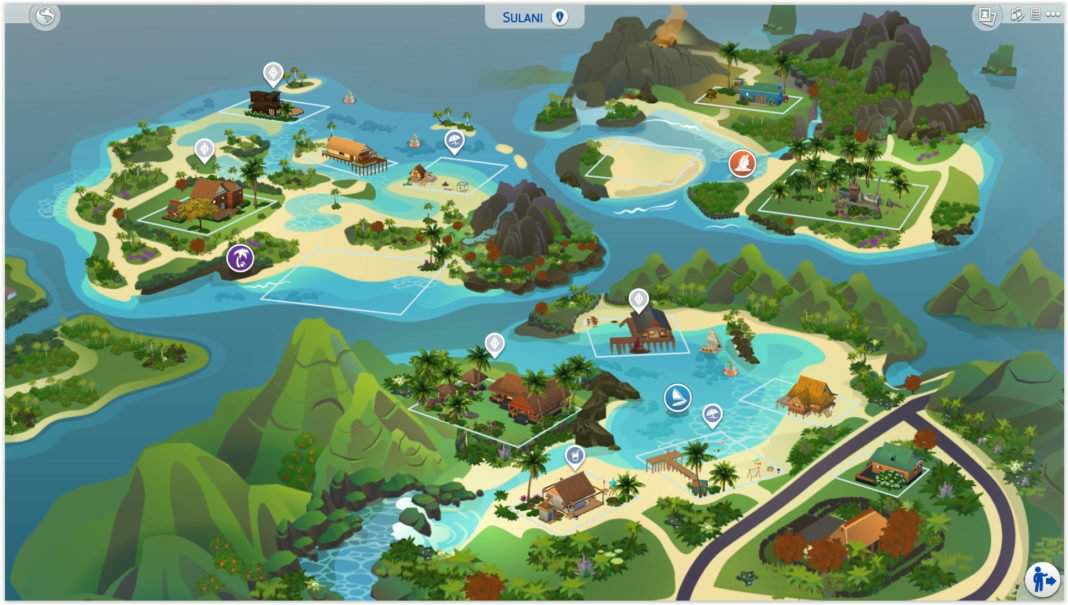 island paradise sims 4