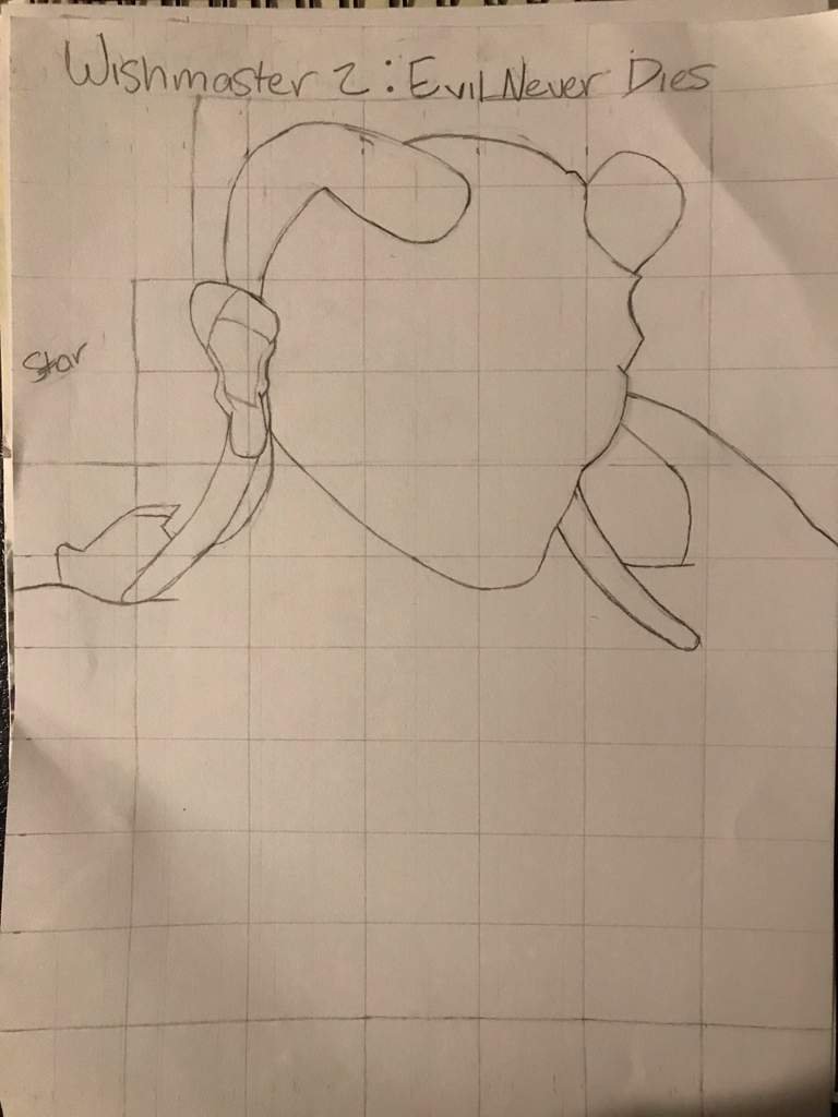 Wishmaster Fanart Outlining Horror Amino