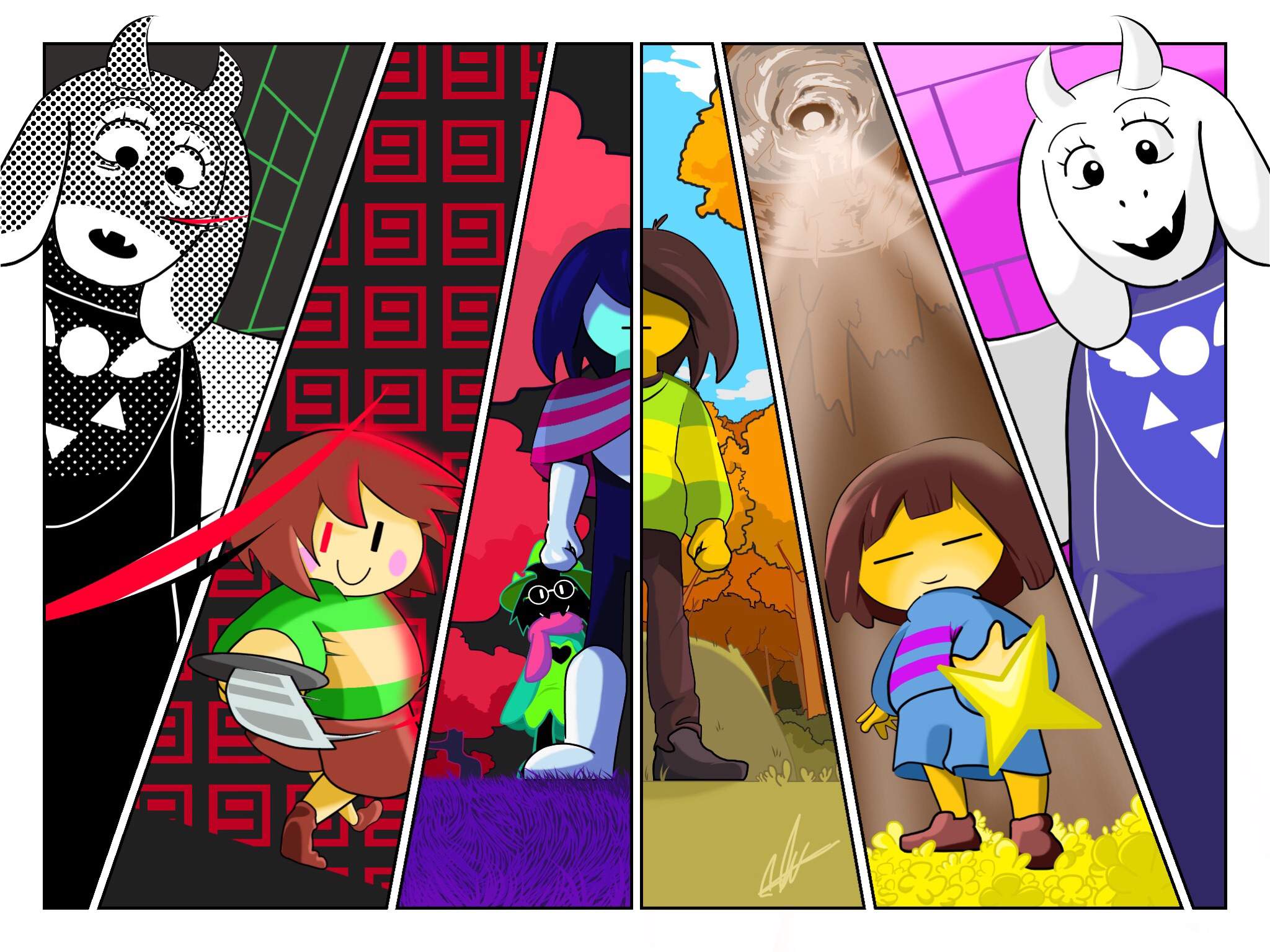 Undertaledeltarune Dibujó En Digital Undertale Español Amino 2977