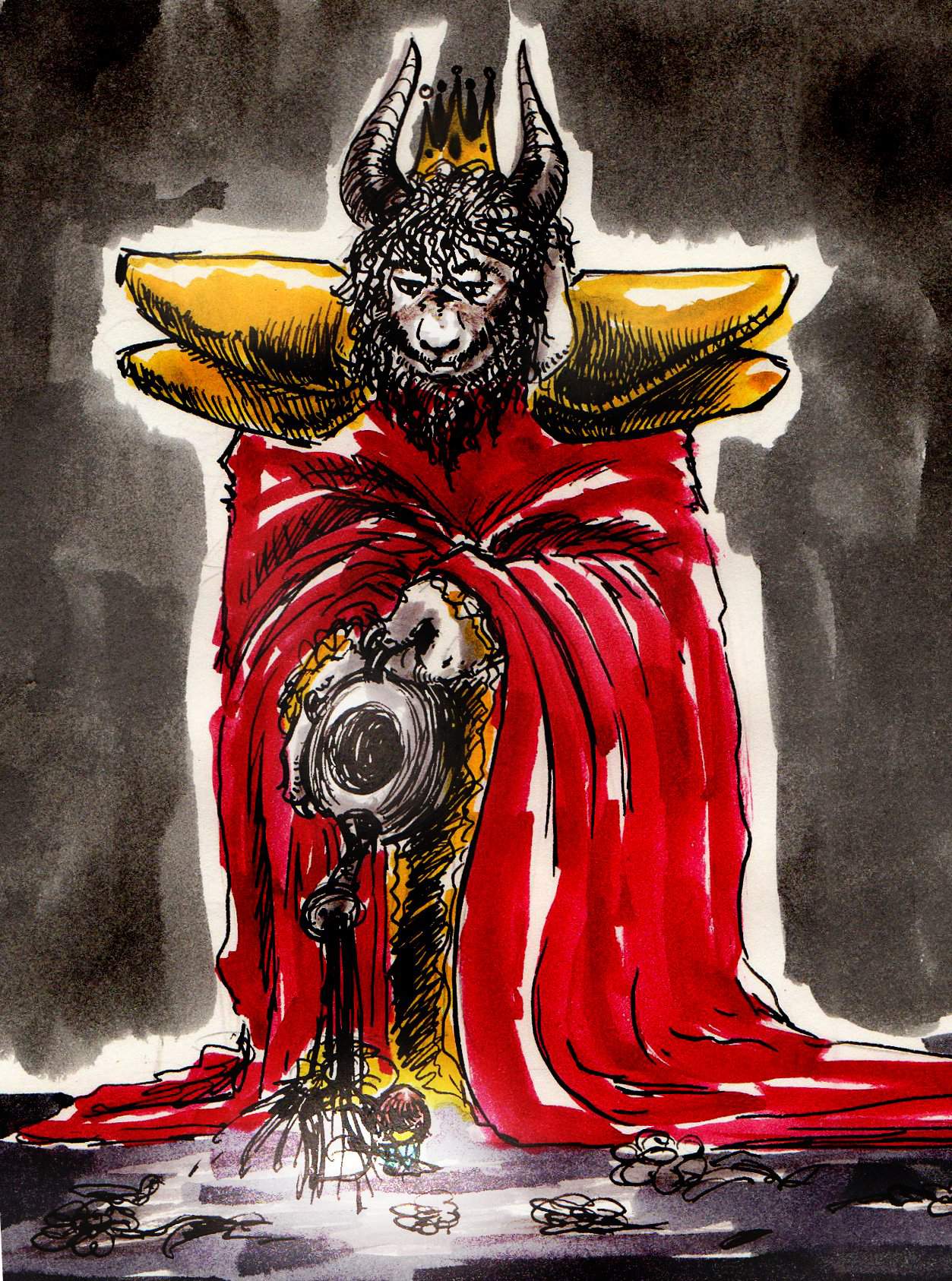 [Doodle]Asgore | Underfell Universe Amino