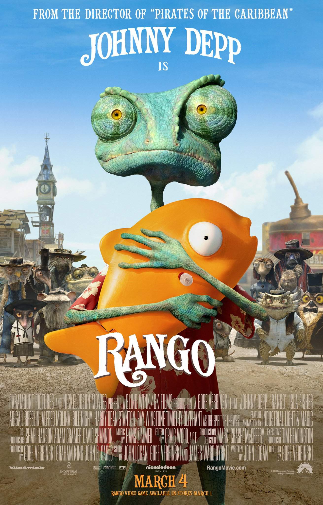 Rango 2011 Movie Review Cartoon Amino