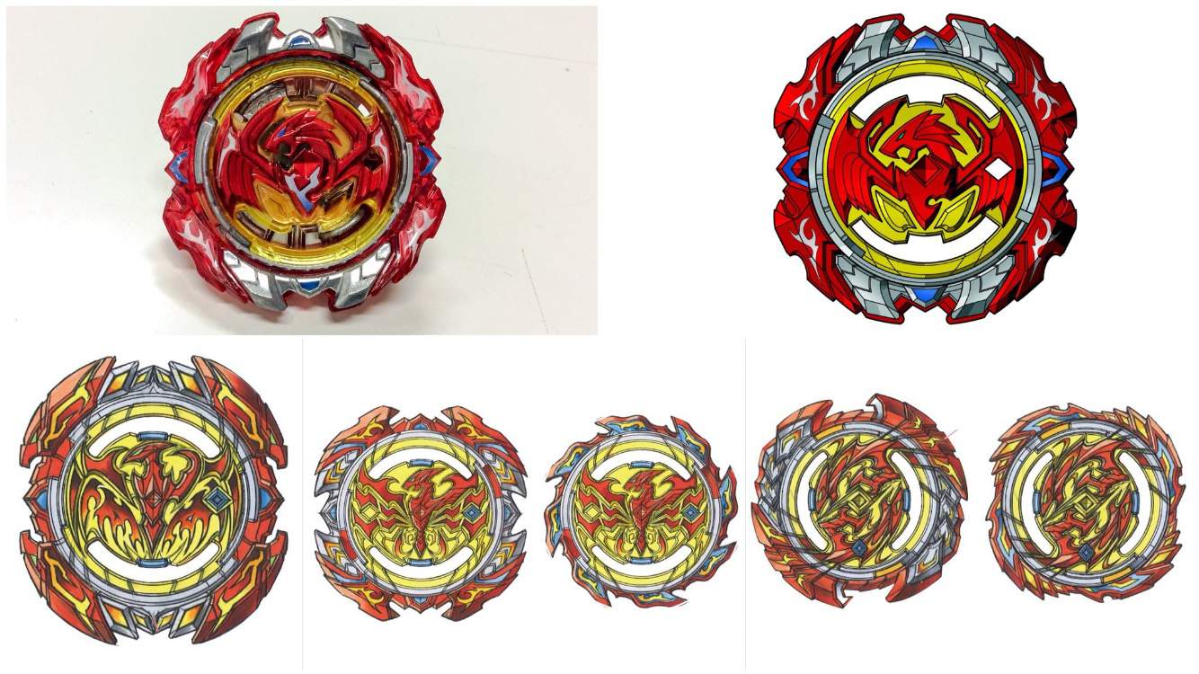 Revive Phoenix Beyblade арт