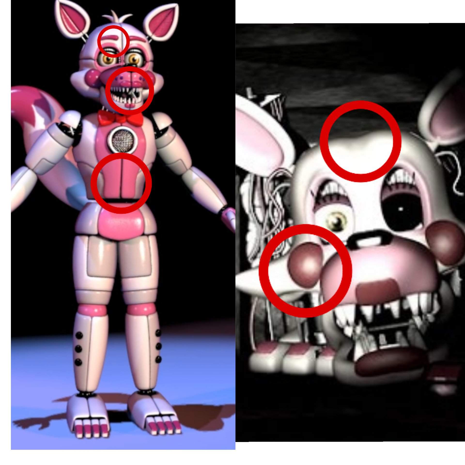 mangle-and-sl-funtime-foxy-are-not-the-same-fnaf-theory-five-nights