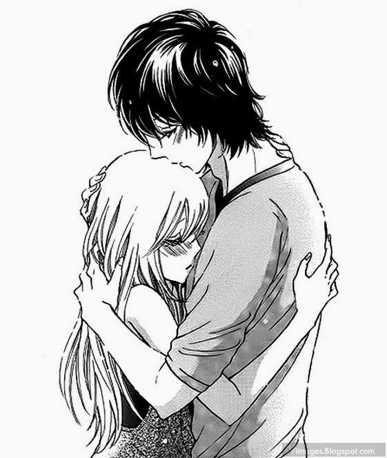 Boy and girl love anime