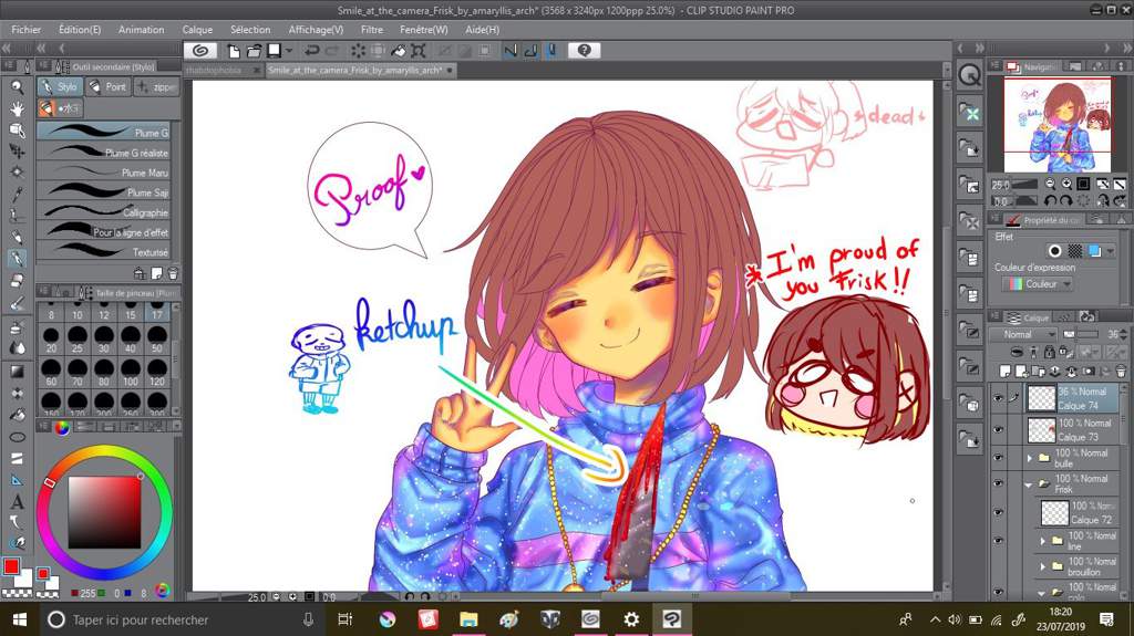 the worst drawing i ever done and i don"t know how to draw frisk