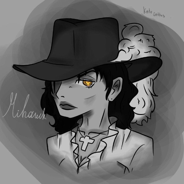 mihawk white shirt