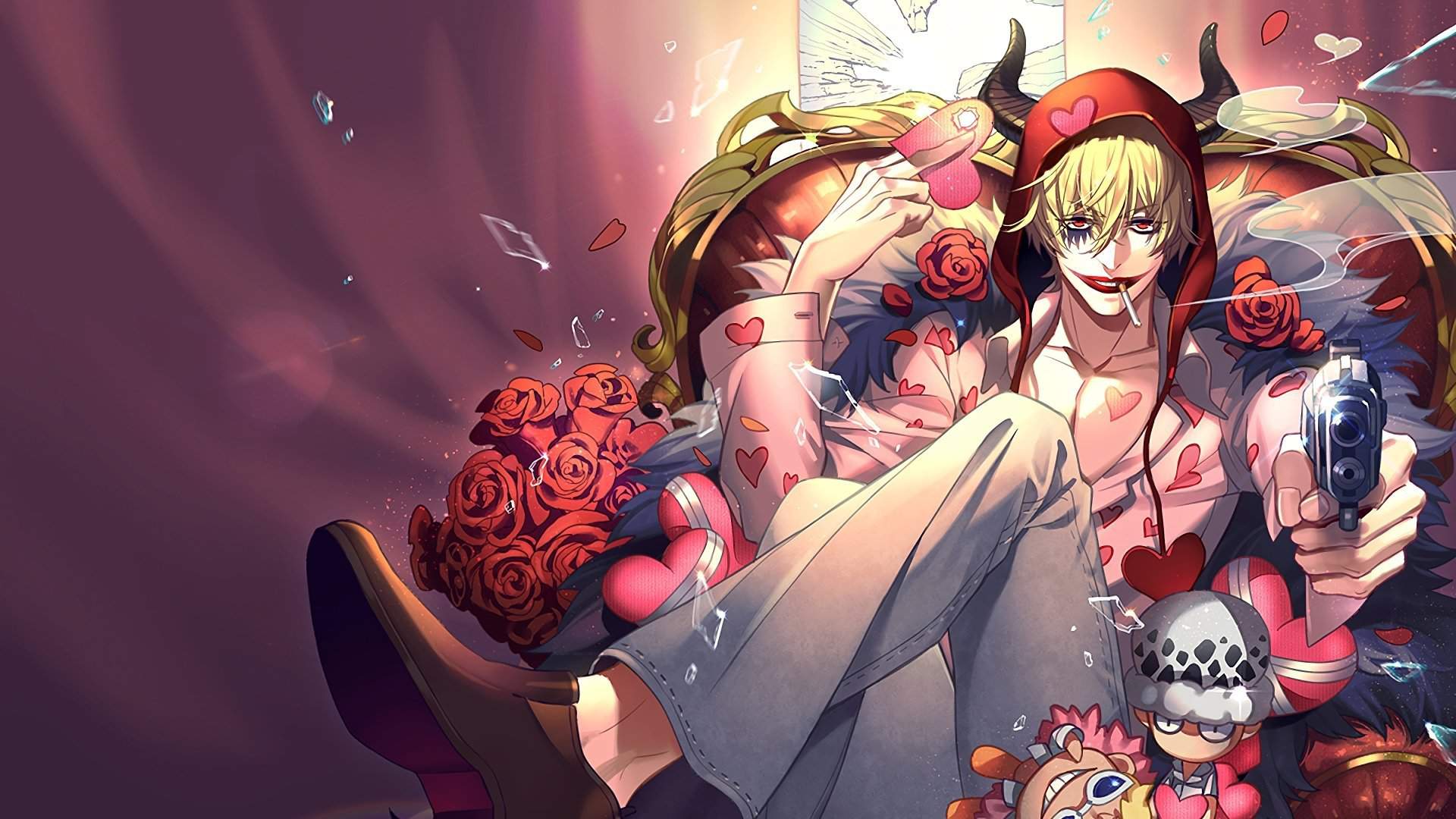 In what Tier is Corazon/Rosinate among "Male" One Piece character...
